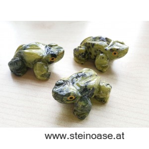 Frosch /Kröte aus Serpentin/ Jade